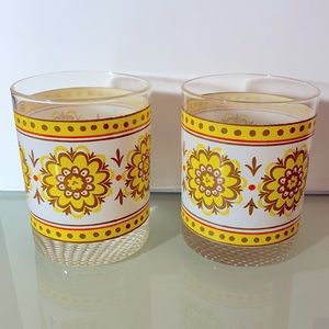 Vintage On The Rocks Glass Set